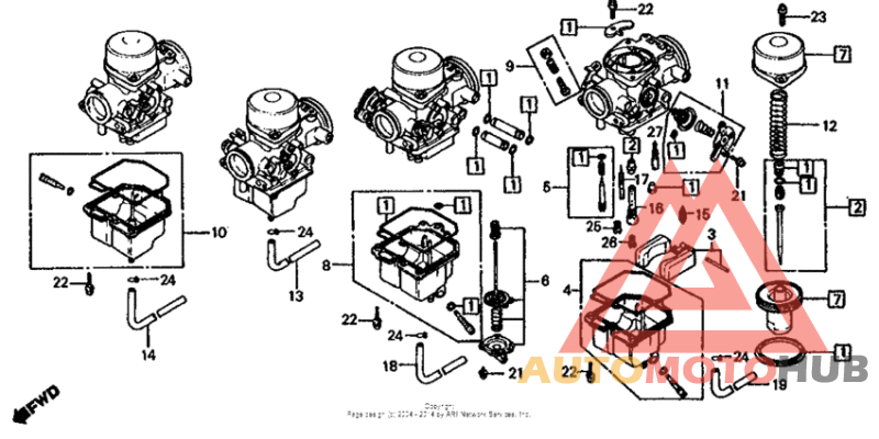 Детали карбюратора