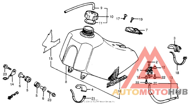Fuel tank 83