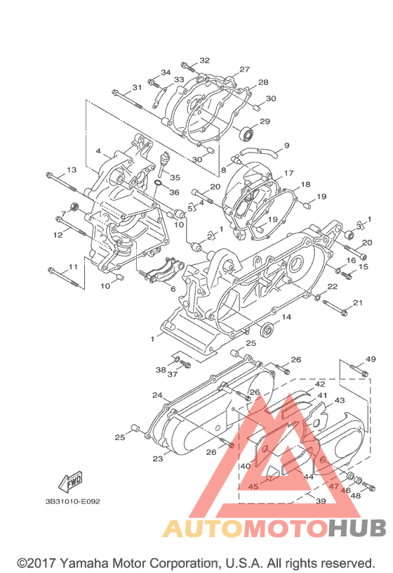 Картер двигателя