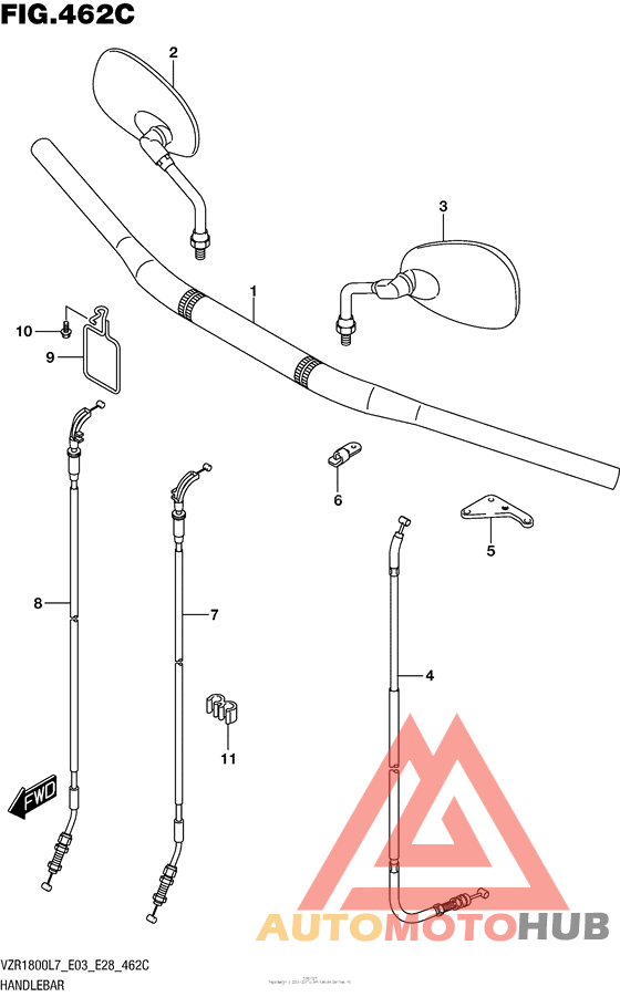Handlebar (Vzr1800Bzl7 E28)