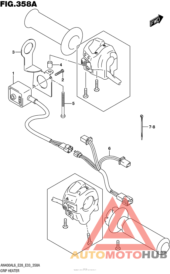 Grip Heater (An400Zal6 E28)