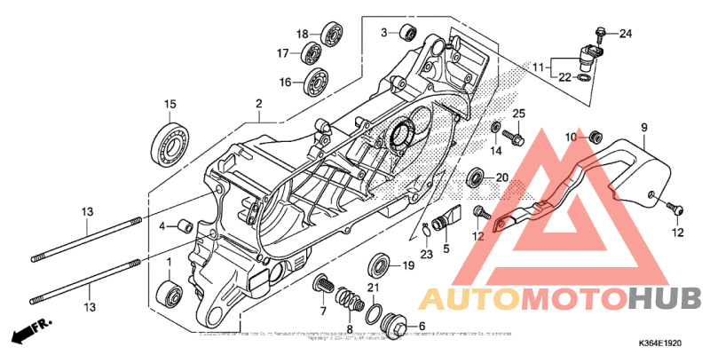 Картер левая половина