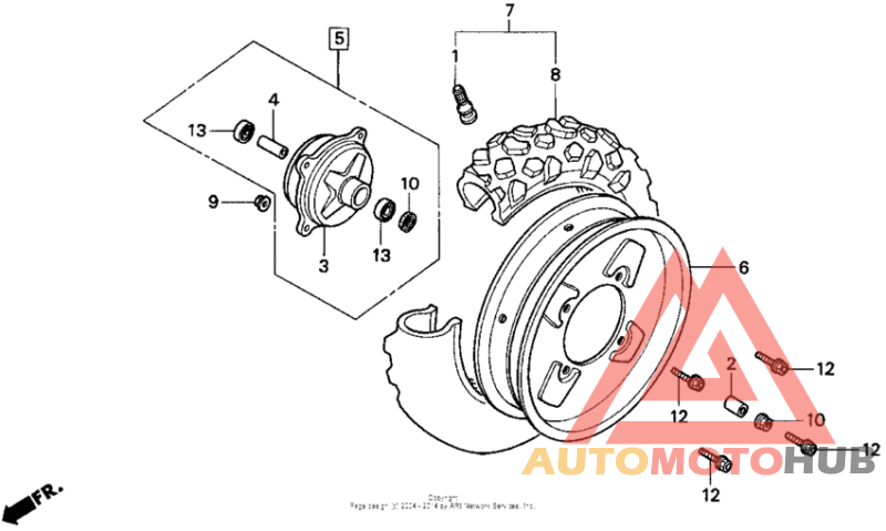 Переднее колесо