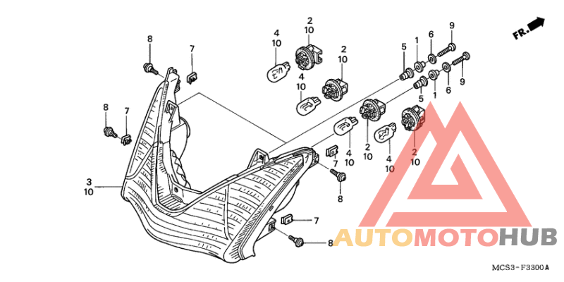 Задний фонарь