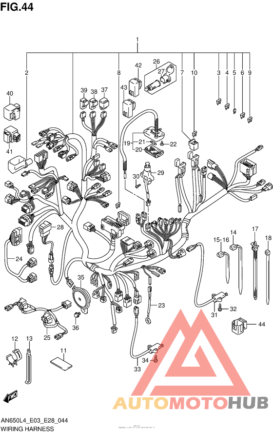 Wiring Harness (An650Zl4 E28)