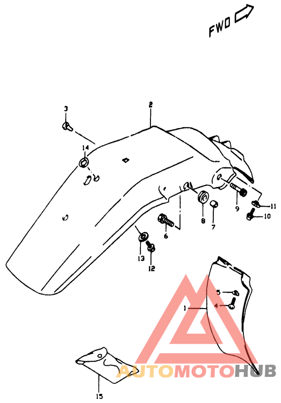 Заднее крыло
