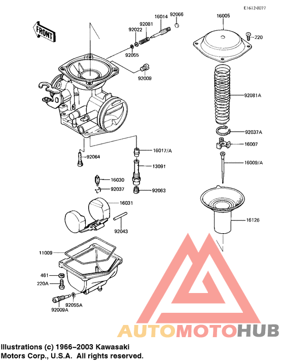 Детали карбюратора