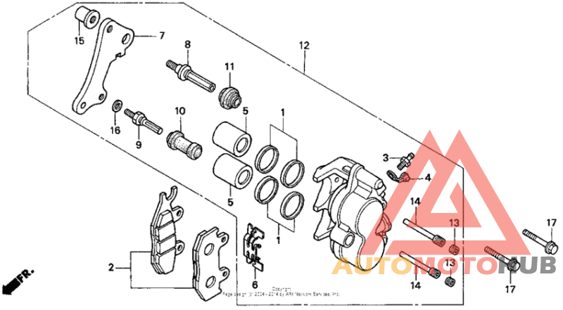 Передний суппорт