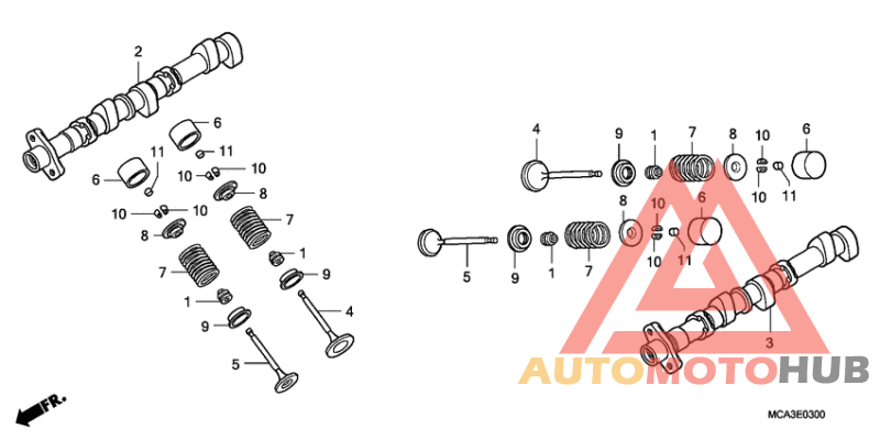 Распред вал/клапана