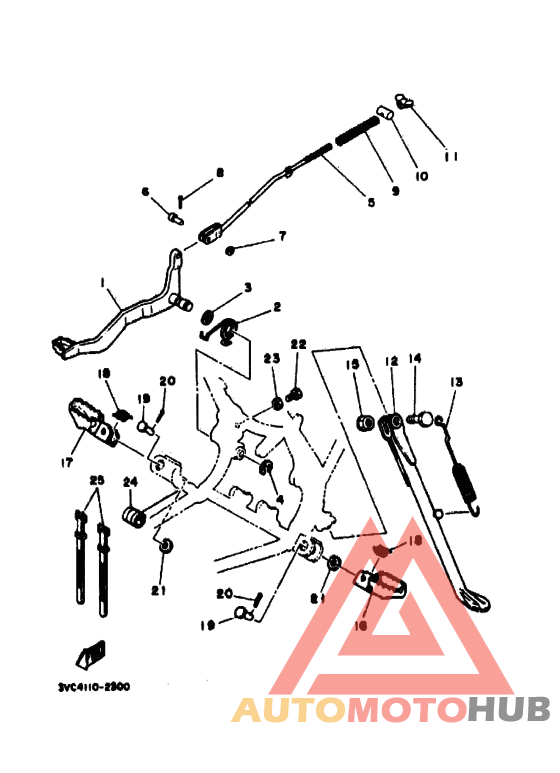 Support & repose pied