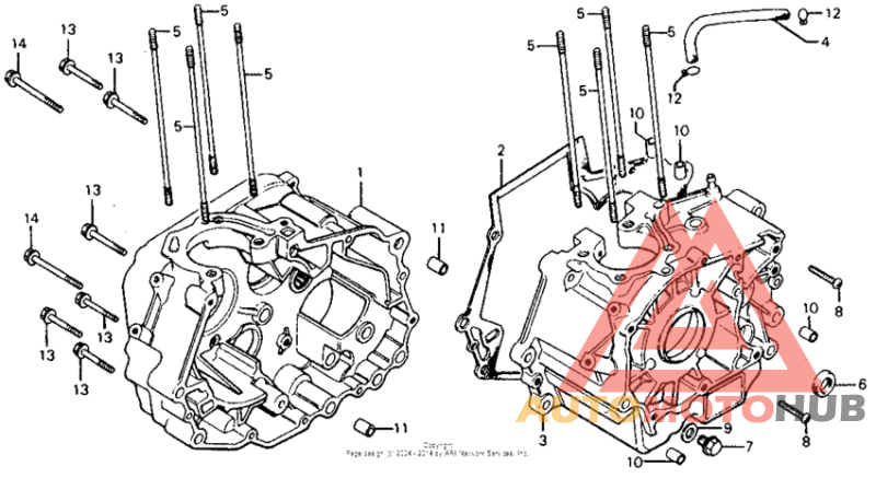 Картер двигателя
