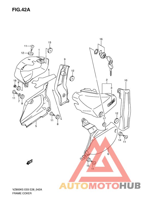 Обтекатель задний