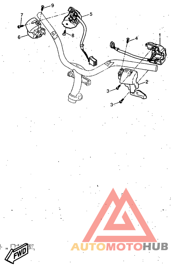 Handle switch. lever