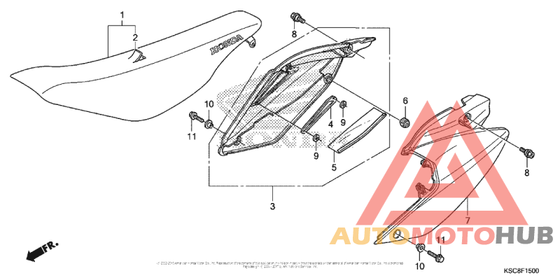 Seat + Side Cover