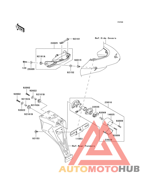 Taillight unit ass`y