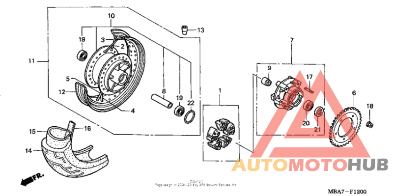 Переднее колесо