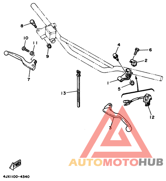 Handle switch. lever