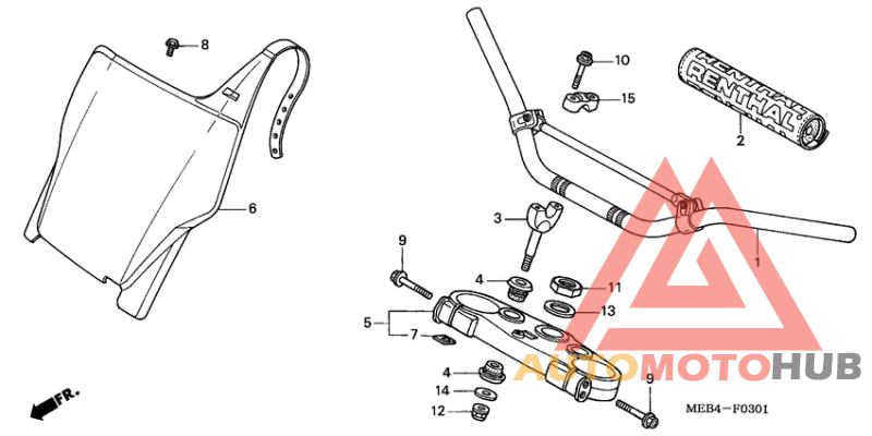 Handle pipe/top bridge
