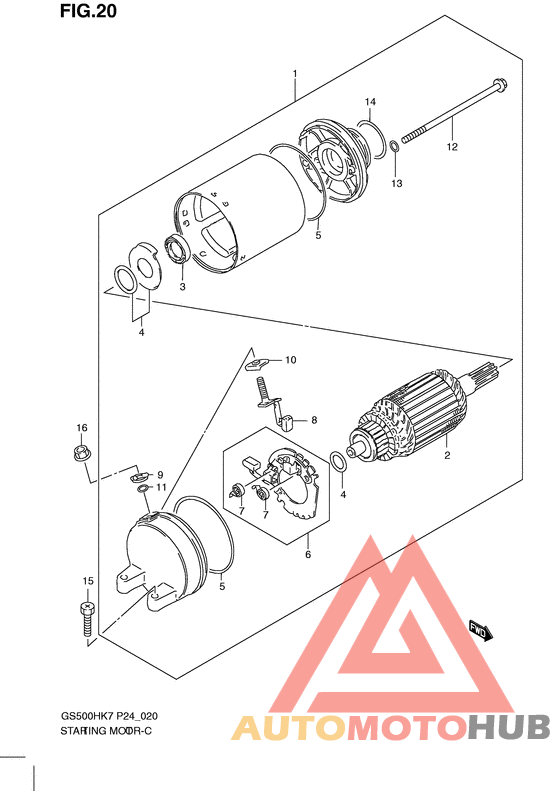 Стартерный мотор