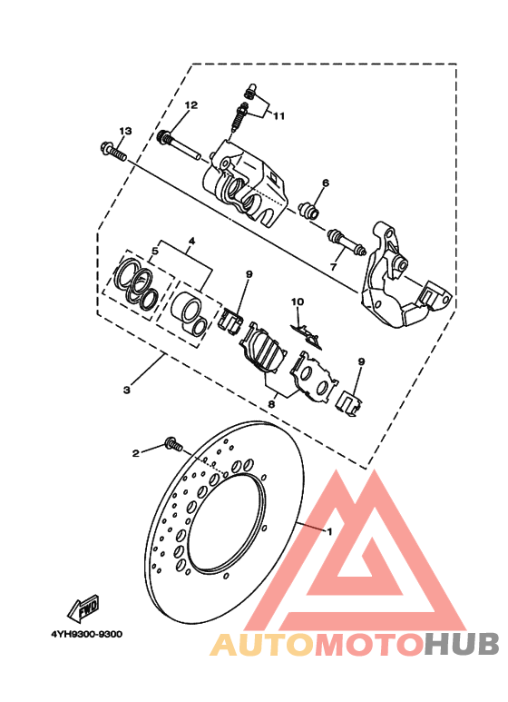 Передний суппорт