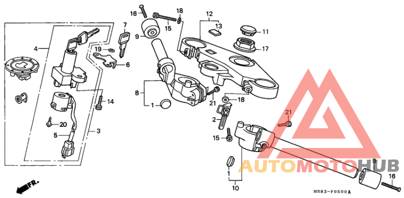 Handle pipe/top bridge