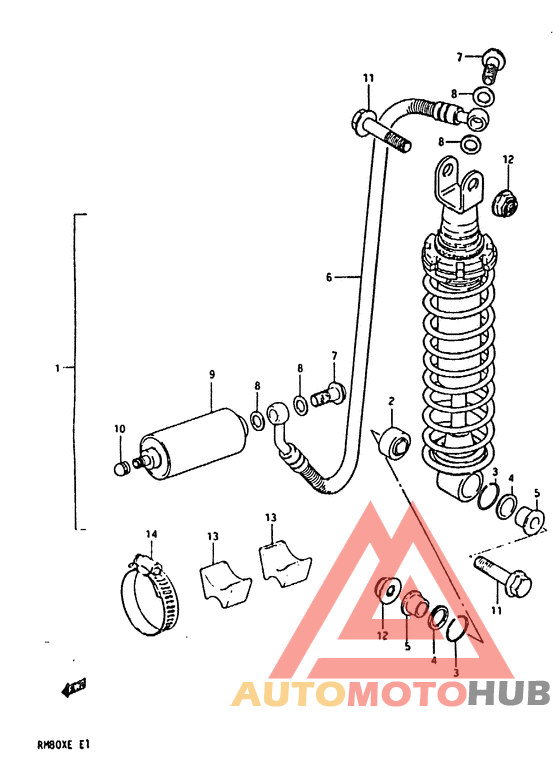 Задние амортизаторы