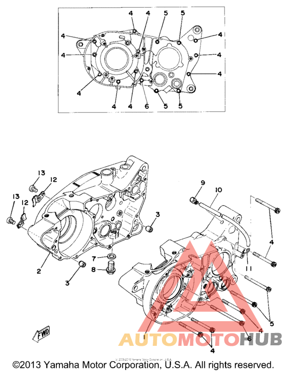 Картер двигателя