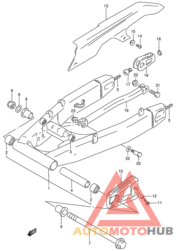 Маятник задний