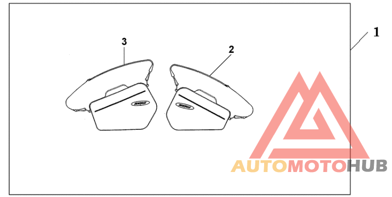 Pannier inner bag set