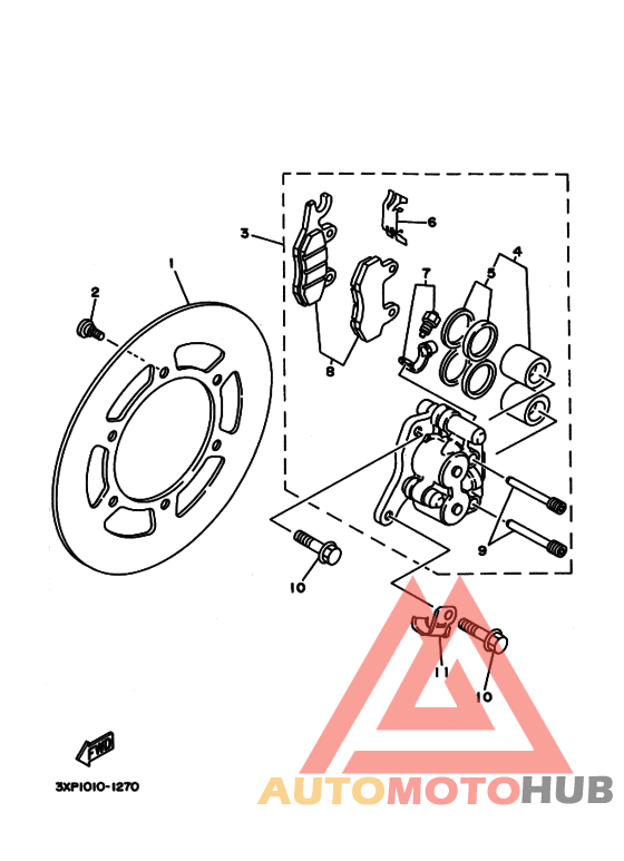 Передний суппорт