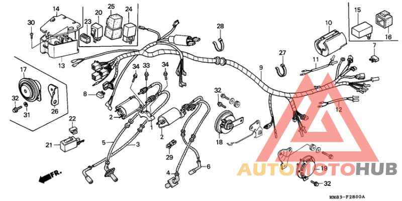 Wire harness/ ignition coil