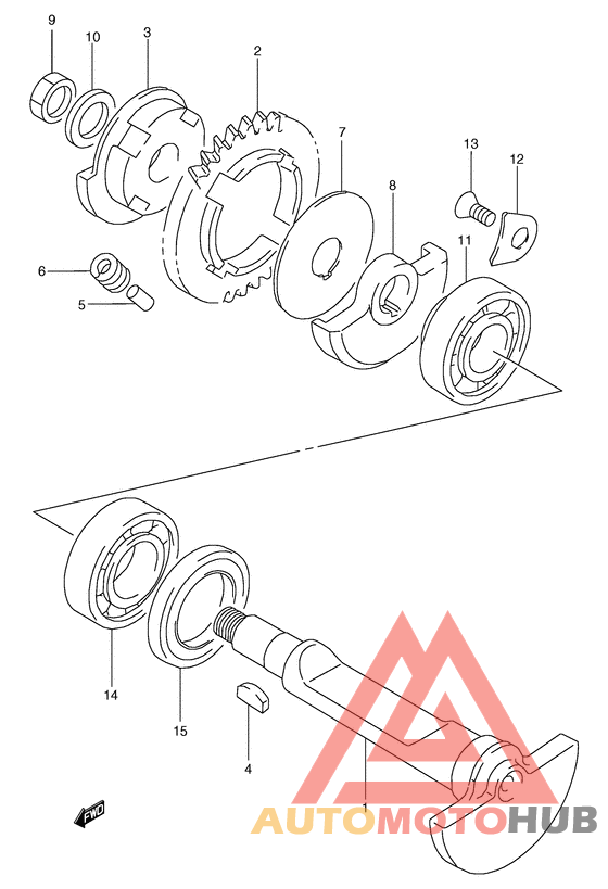 Балансир кривошипа