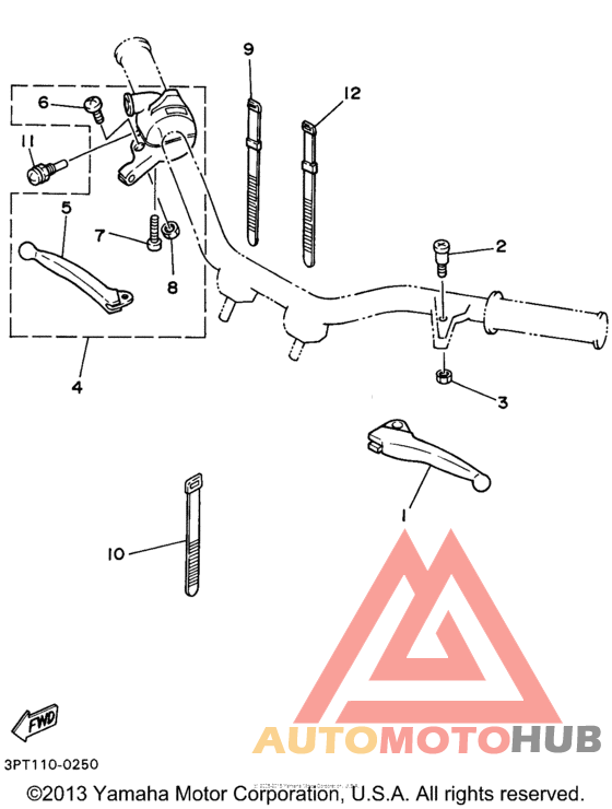 Handle switch. lever