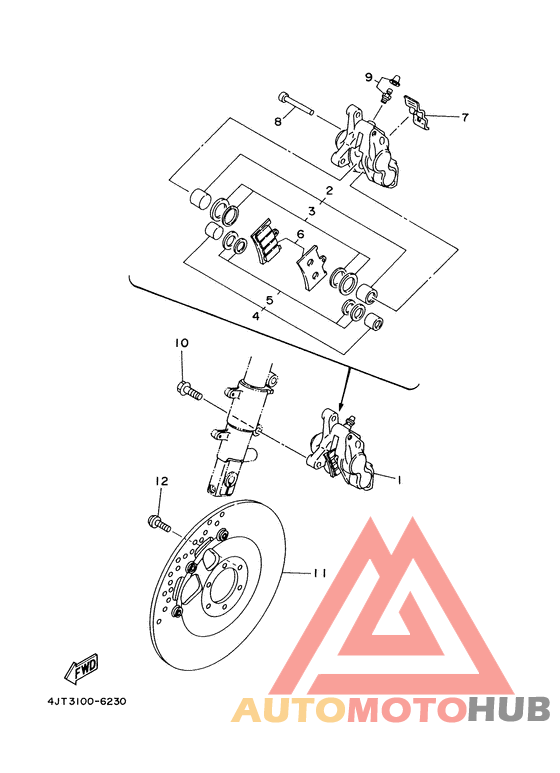 Передний суппорт