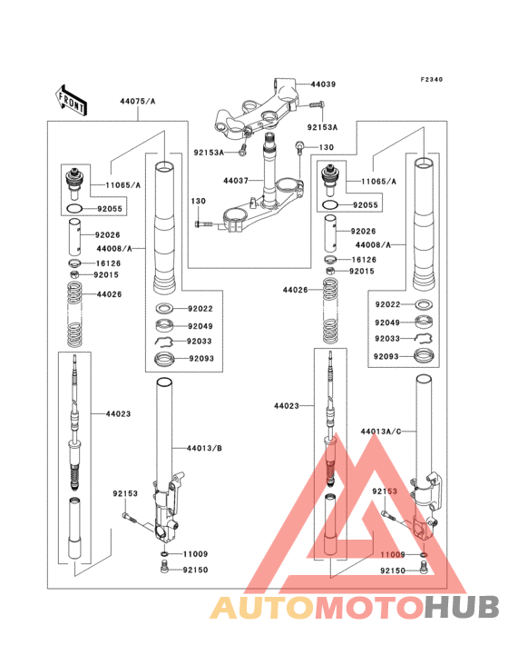 Front fork(b1/b2)