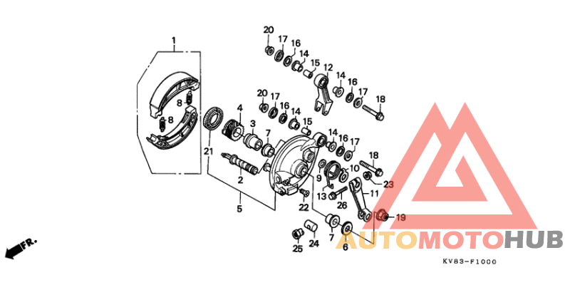 Передний тормоз