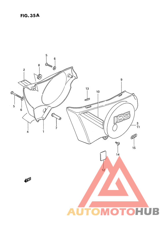 Обтекатель задний