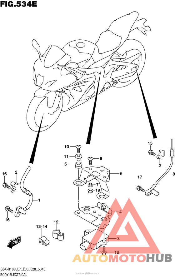 Body Electrical (Gsx-R1000Al7 E28)