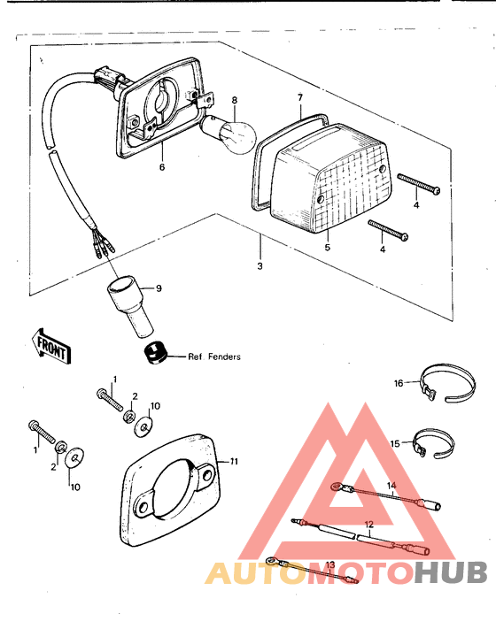 Taillight/chassis electrical equipment