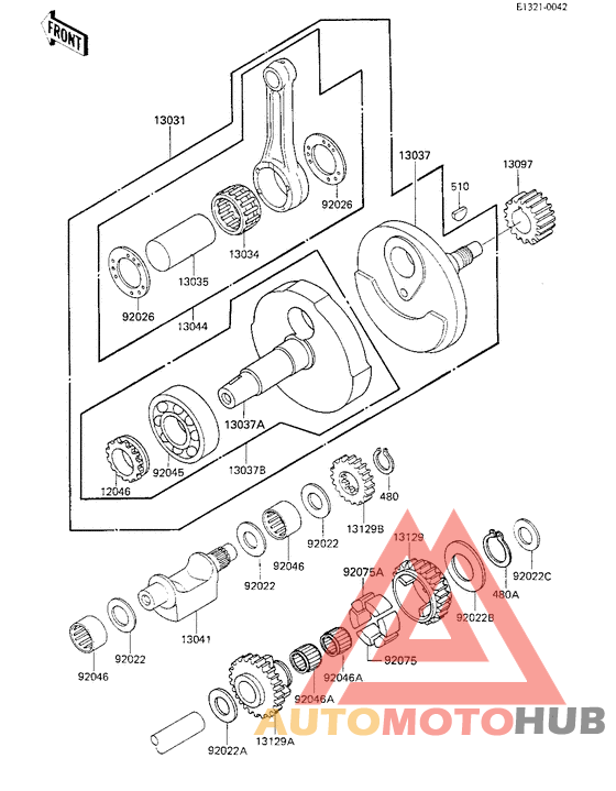 Crankshaft/balancer