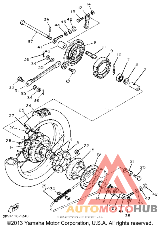 Переднее колесо