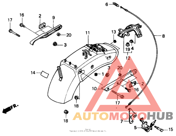 Задний бампер