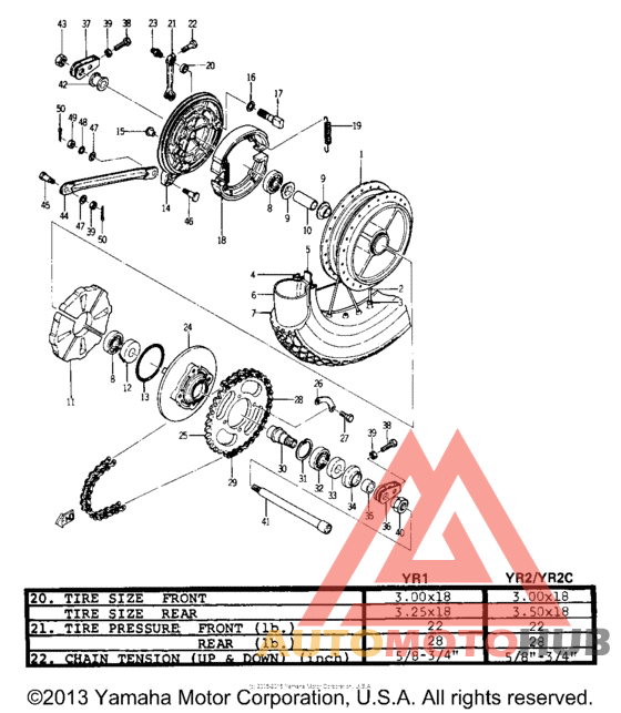 Переднее колесо