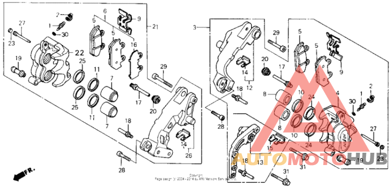 Передний суппорт