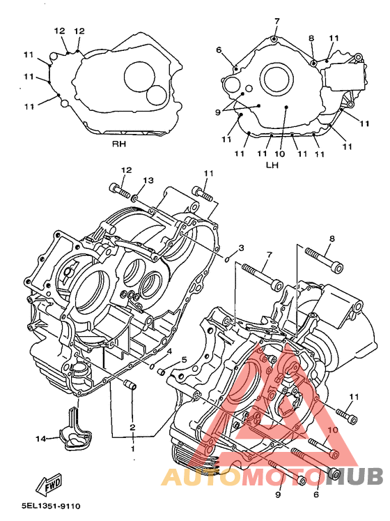 Картер двигателя