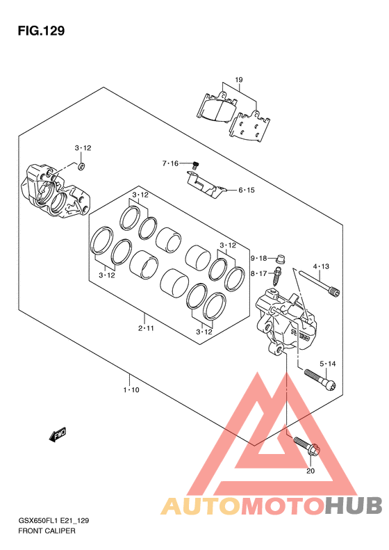 Передний суппорт
