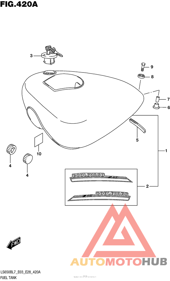 Fuel Tank (Ls650Bl7 E03)