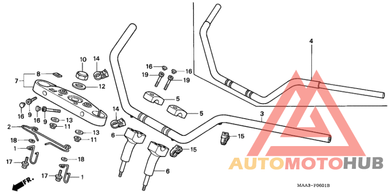 Handle pipe/top bridge