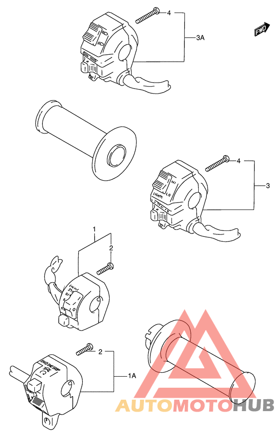 Рулевой переключатель