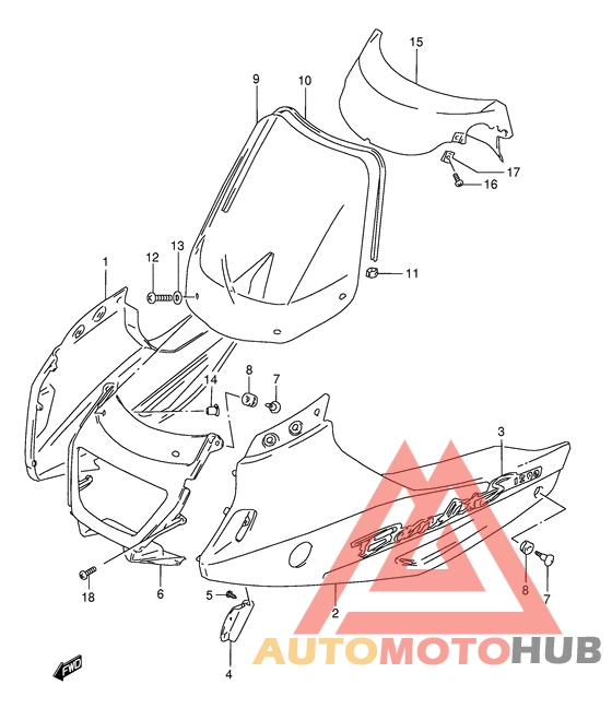 Cowling body